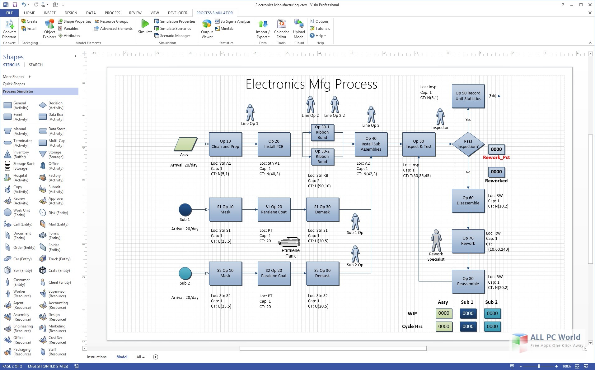 visio professional office 365