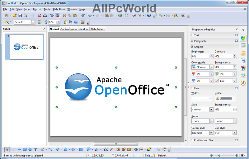  Apache OpenOffice 4.1.9 Slides