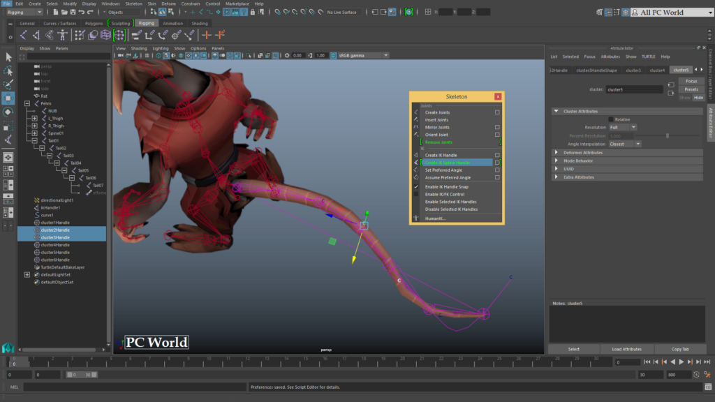Autodesk 3D Maya 2016 User Interface