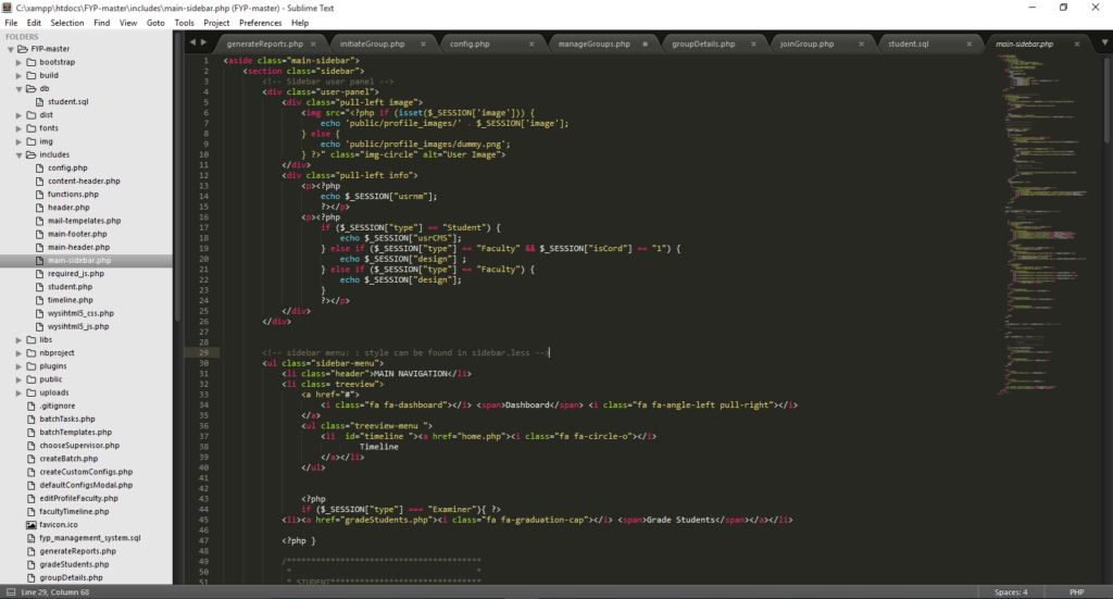 Sublime Text 3 Editor