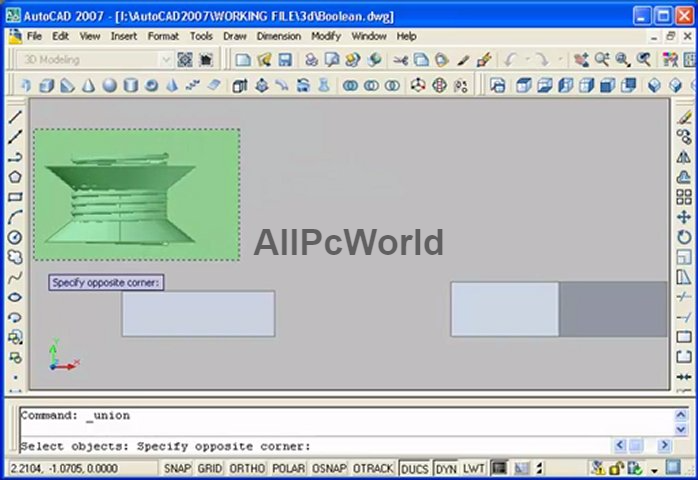 autodesk AutoCAD 2007 User Interface