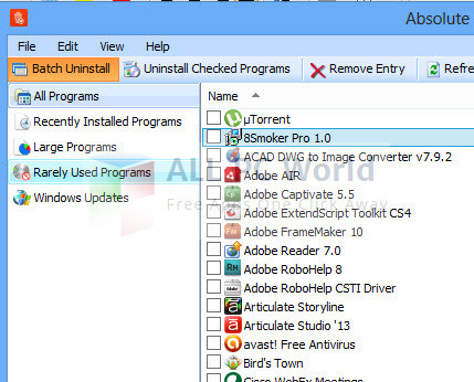 Absolute Uninstaller Free Review