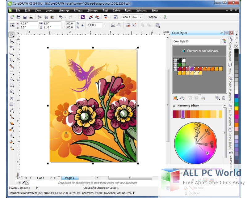 CorelDraw 11 Graphics Suite Free Download ALLPCWorld