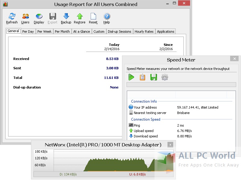 download the new for windows NetWorx 7.1.4