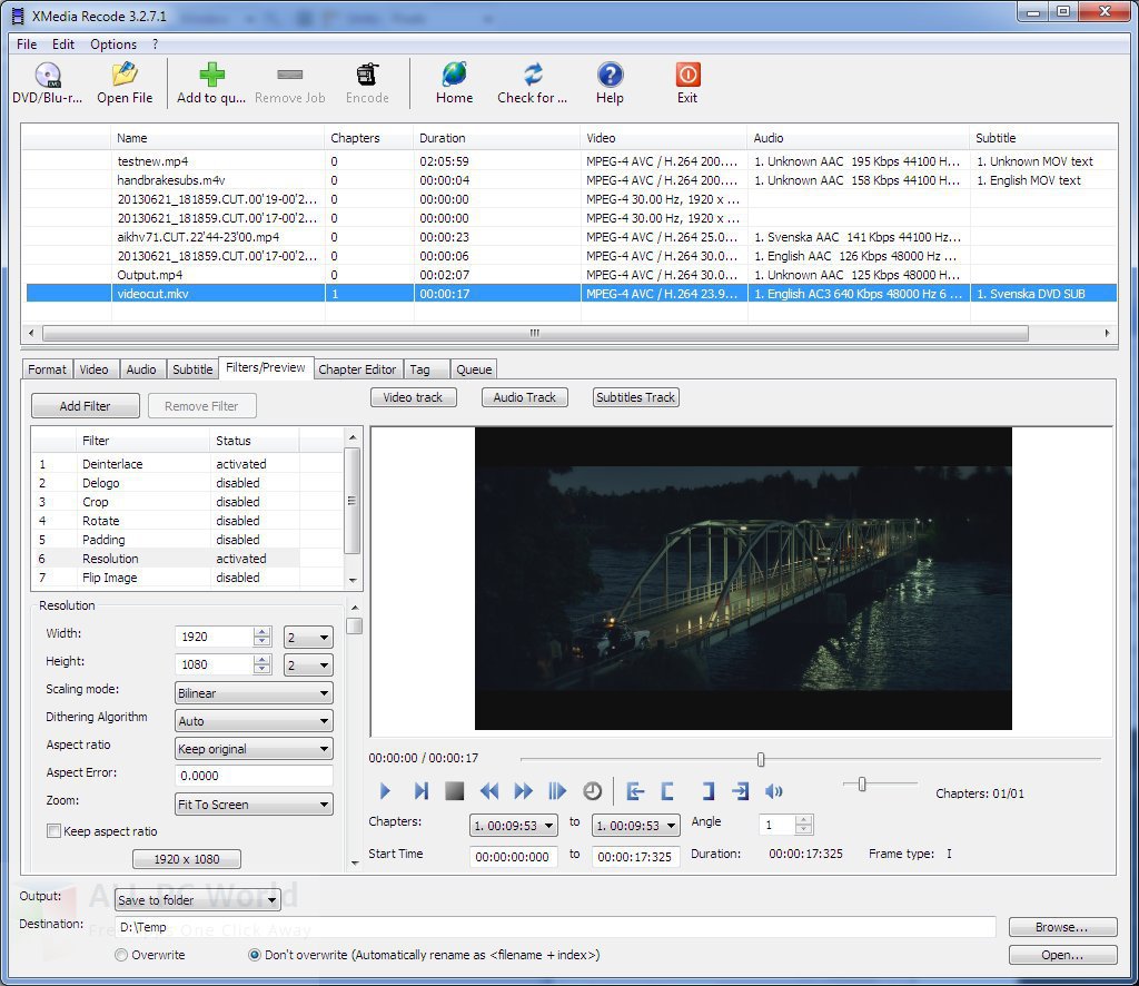 XMedia Recode 3.3.4.5 Review and Features 