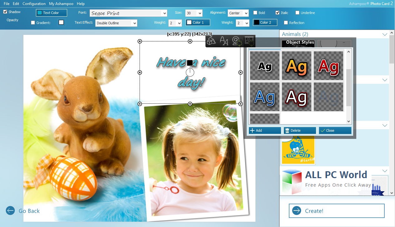 Card editor. Wbcard редактор.