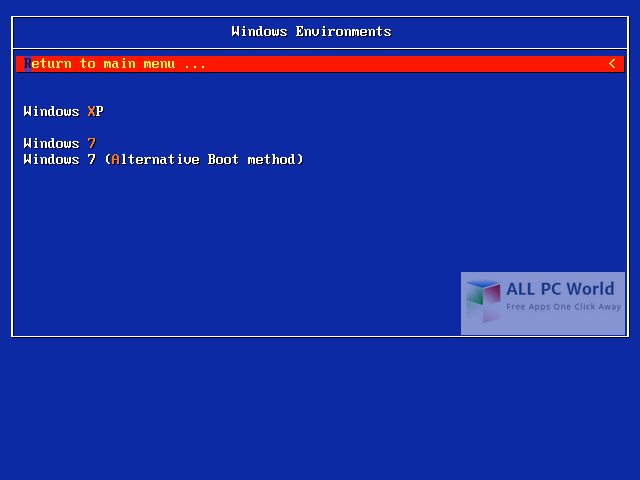 Hirens Boot DVD 15.2 Restored 1.1 User Interface
