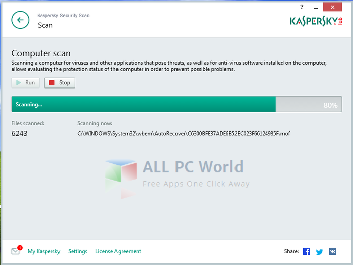 copy kaspersky total security download to another computer