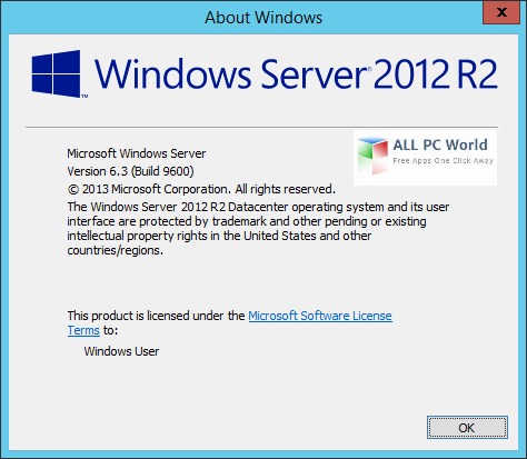 About Windows Server 2012 R2 Build 9600