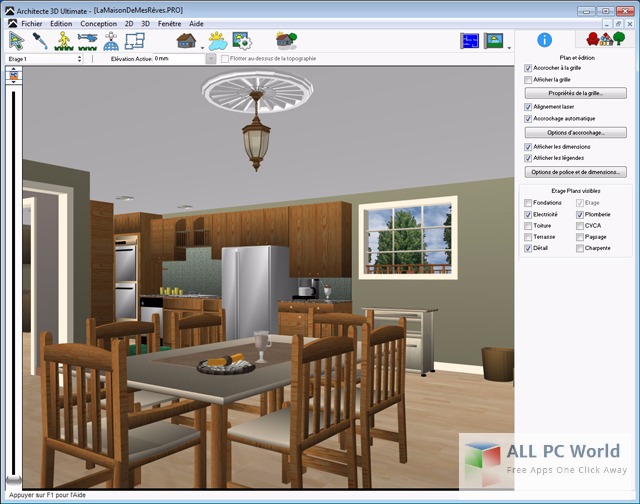 Avanquest Architect 3D Ultimate 2017 User Interface