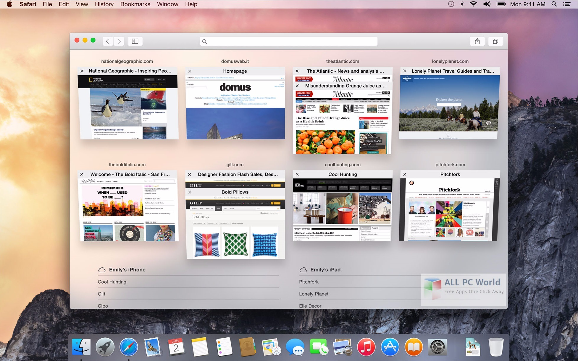 os x yosemite 10.10 interface download