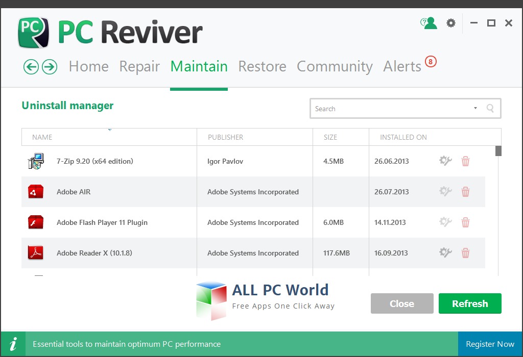 Download ReviverSoft PC Reviver Free