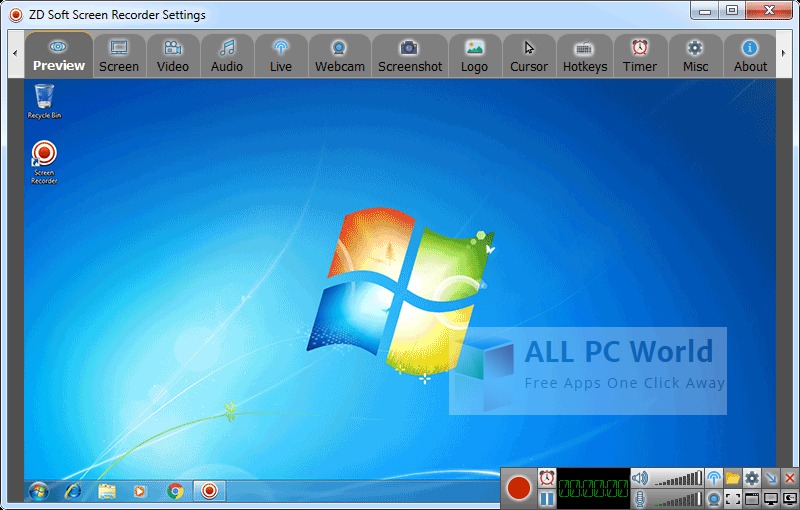 for windows download ZD Soft Screen Recorder 11.6.5