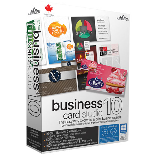 Download Summitsoft Business Card Studio Deluxe Free