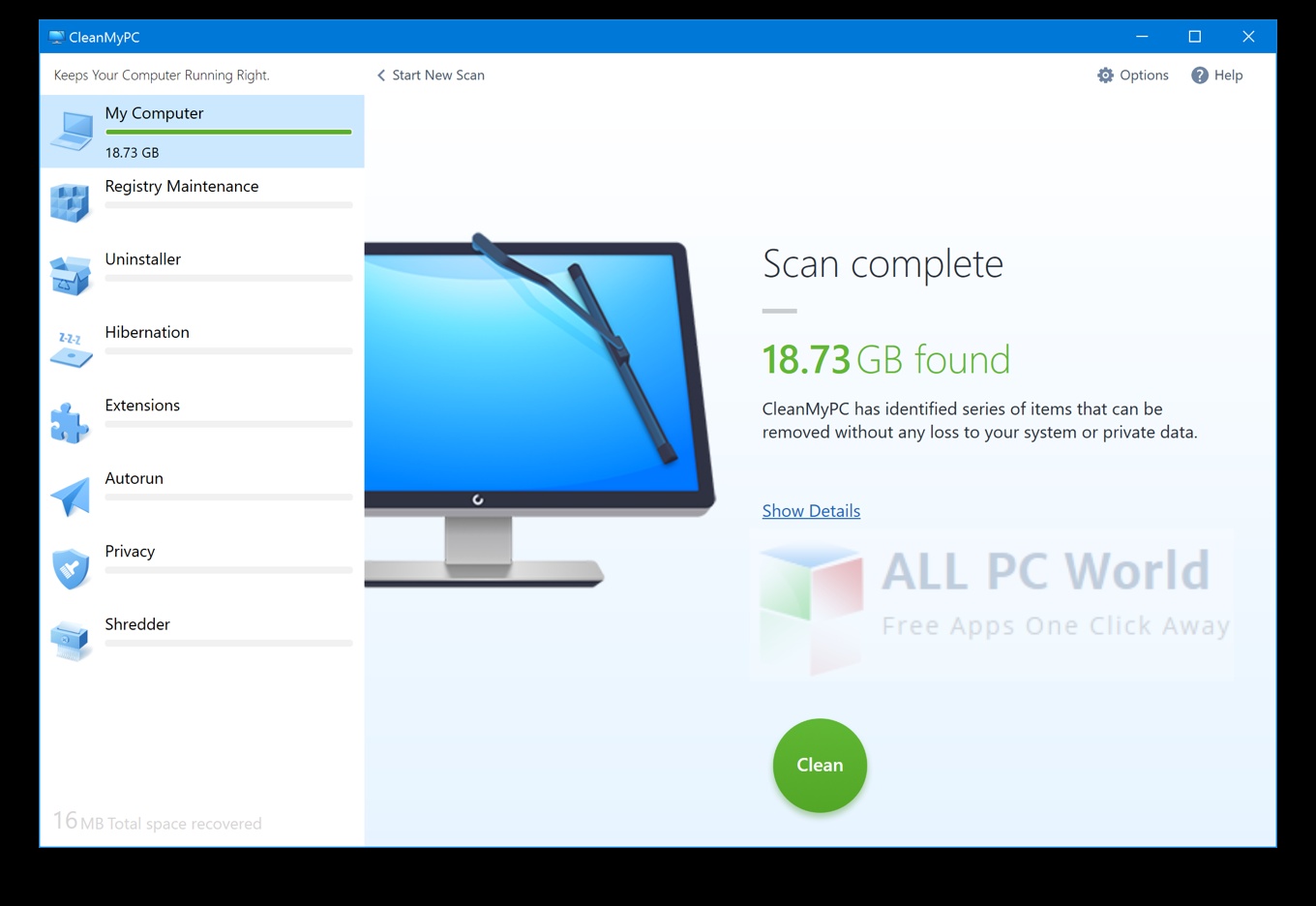 MacPaw CleanMyPC 1.8.6.893 Review