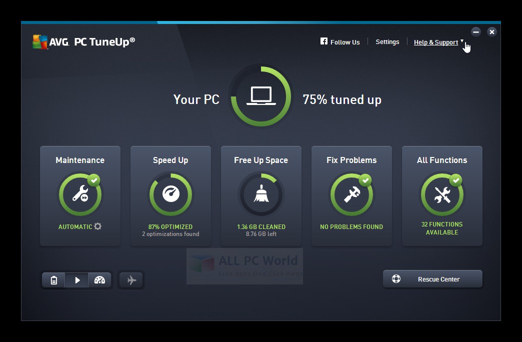 AVG PC TuneUp 2017 Review