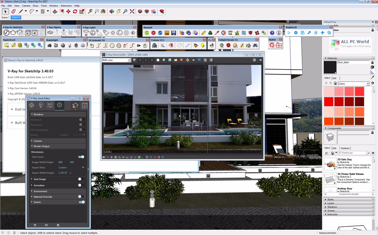 Download V-Ray 3.40 for SketchUp 2017 Free