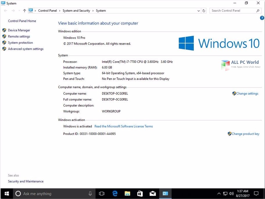 Download Windows 10 AIO Build 15063.540 x64 Aug 2017