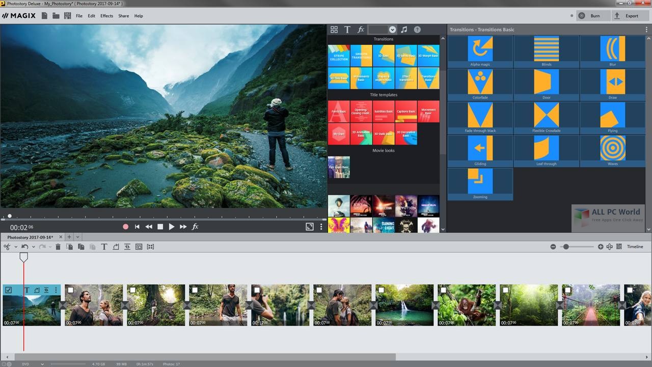 MAGIX Photostory Deluxe 2018 17.1 Review