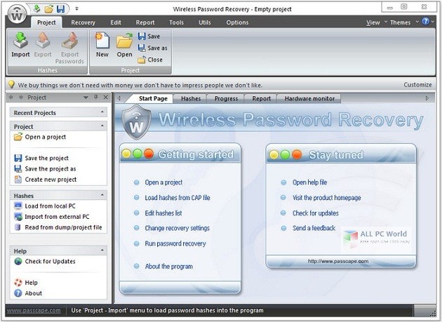 Passcape Wireless Password Recovery Professional 3.9 Review