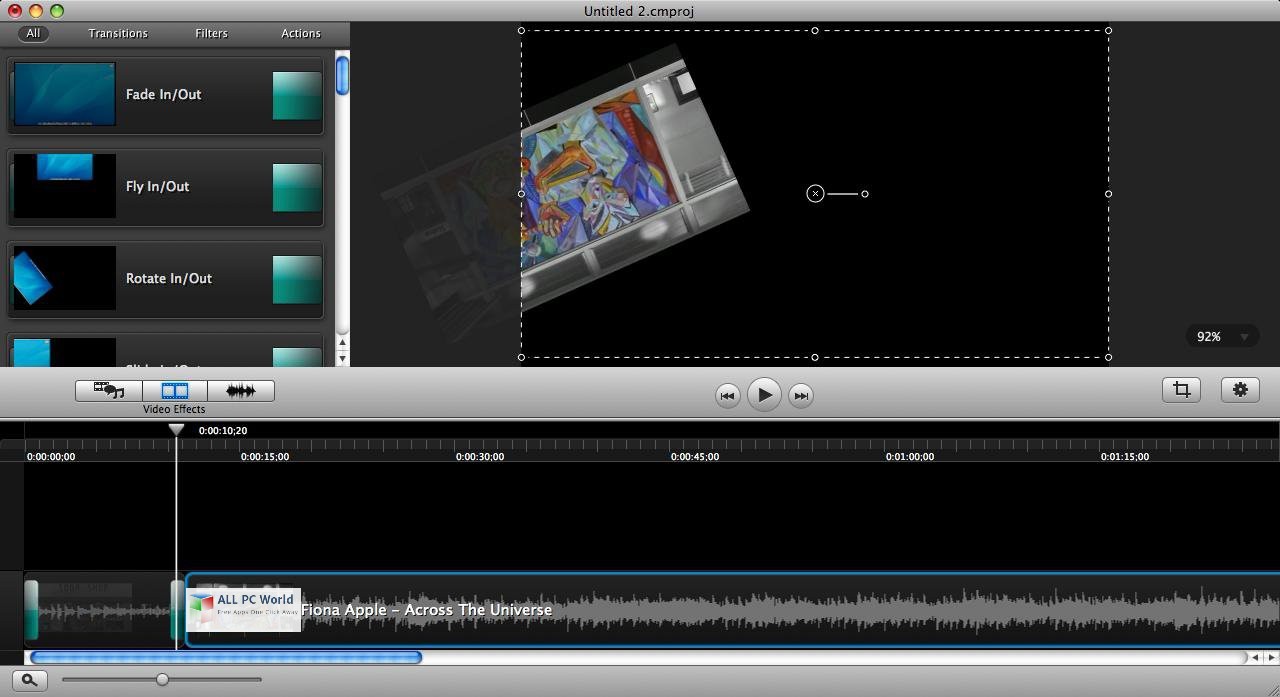 duplicate timeline asset camtasia mac