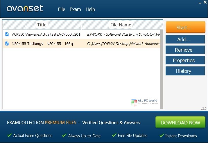 examcollection vce player download