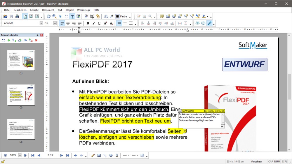 Download SoftMaker FlexiPDF Pro 2017 Free