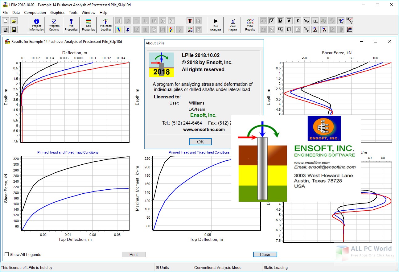 Ensoft LPILE 2018 Free Download