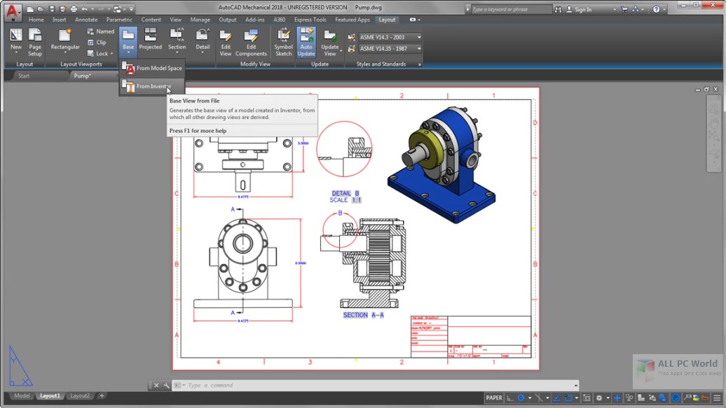 Autodesk AutoCAD Mechanical 2019 Free Download