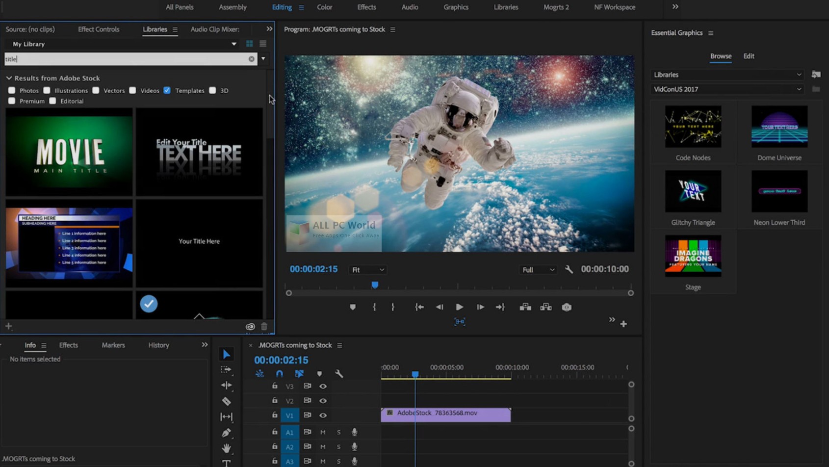 Adobe After Effects CC 2019 Free Download - ALL PC World