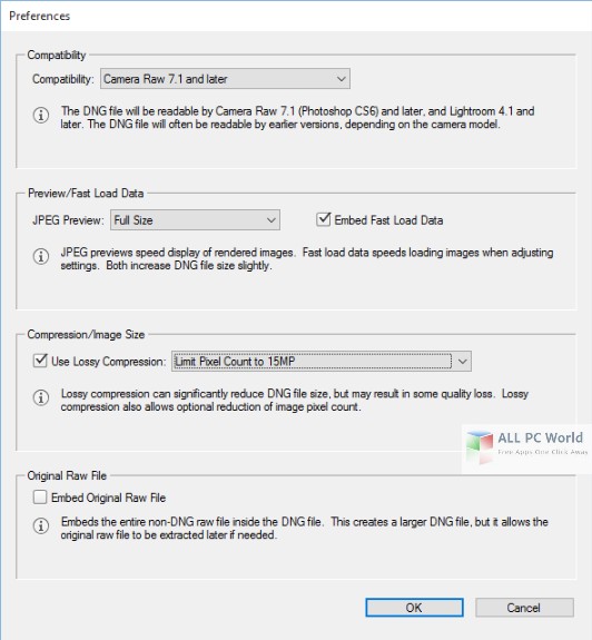 Adobe DNG Converter 11.0 Free Download