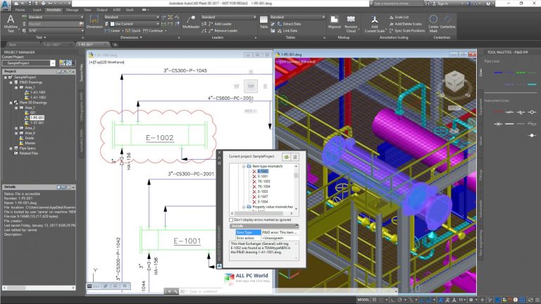 AutoCAD Plant 3D 2019 Free Download ALL PC World