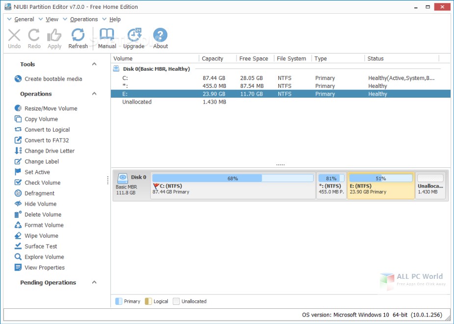 NIUBI Partition Editor Technician Edition 7.2