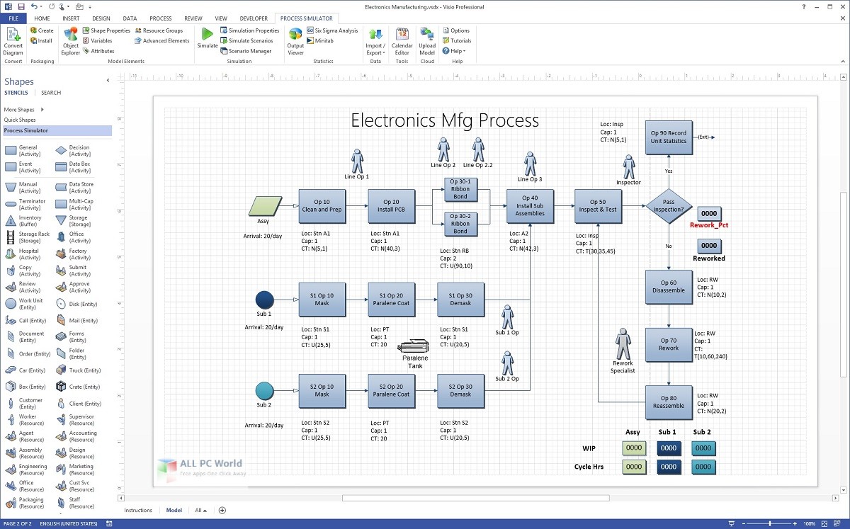 Microsoft Visio Professional 2016 16.0 Free Download ALL