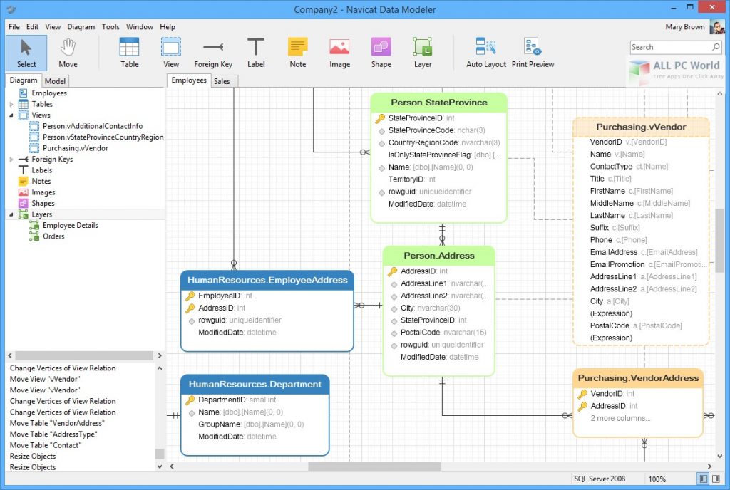 Navicat Data Modeler 2.1 Free Download - ALLPCWorld