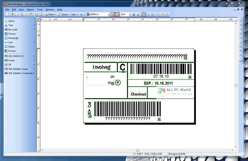 ZebraDesigner Pro 2.5 Free Download - ALL PC World