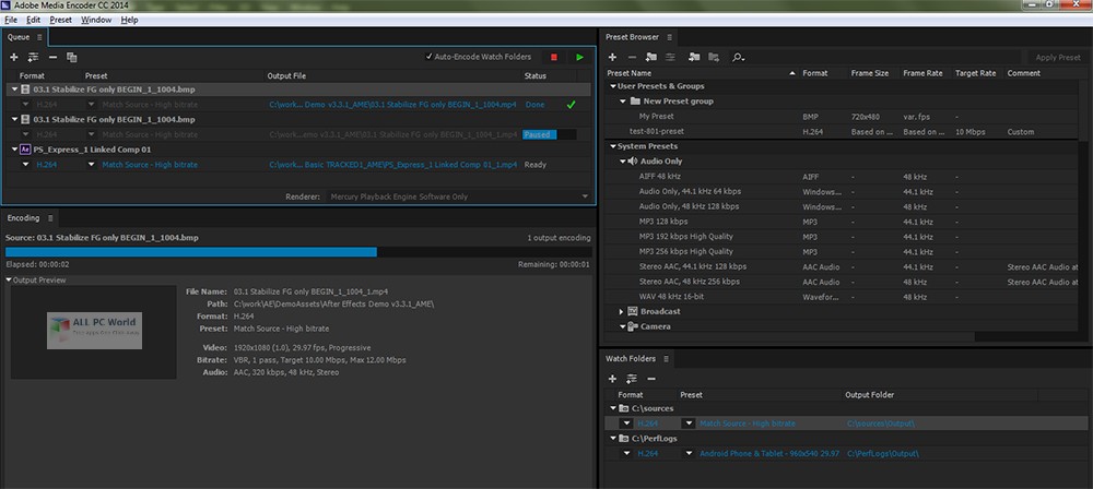 adobe media encoder cc 2019 v13.1