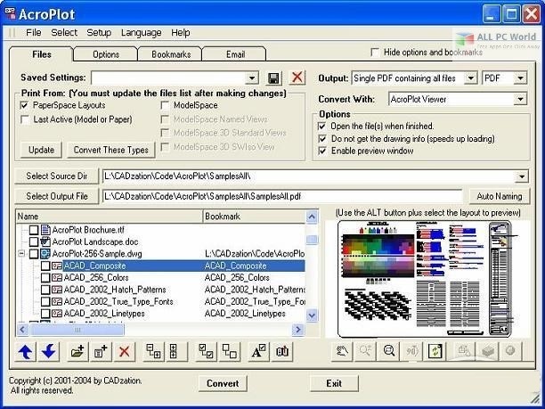 CADzation AcroPlot Pro 2009 Free Download