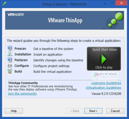 VMware ThinApp Enterprise 5.2 Free Download