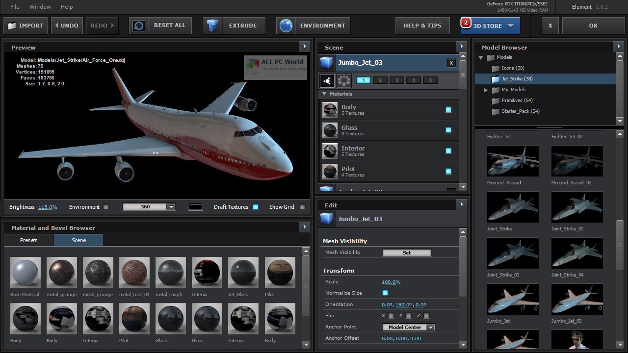 Video Copilot Element 3D 2.2 Free Download