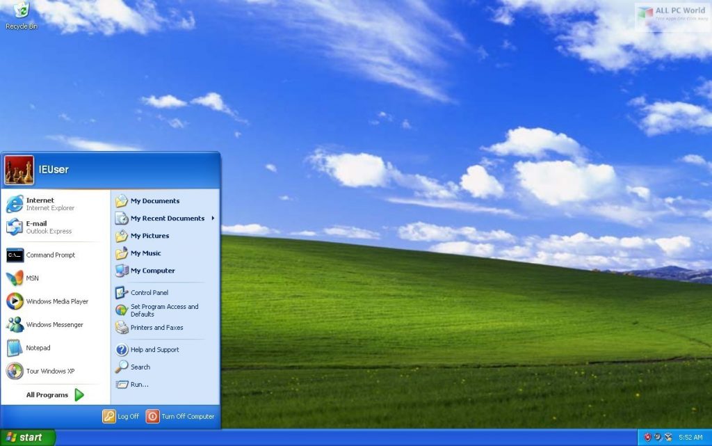 Windows XP Pro SP3 June 2019