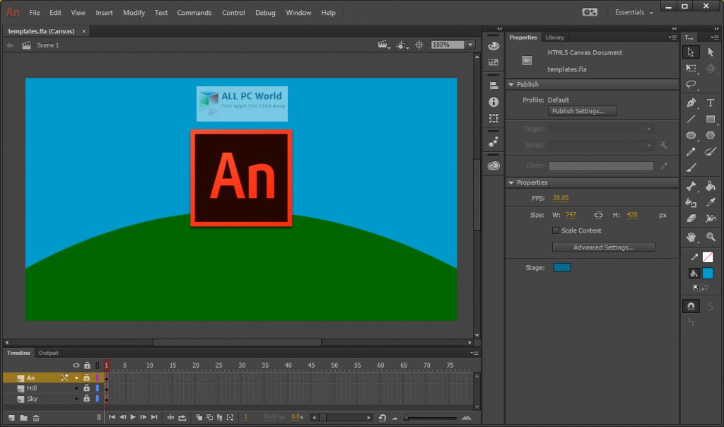 Adobe Animate CC 2020 20.0.2