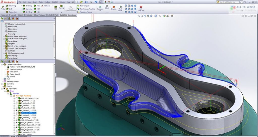 SolidCAM 2020 for SOLIDWORKS Free Download