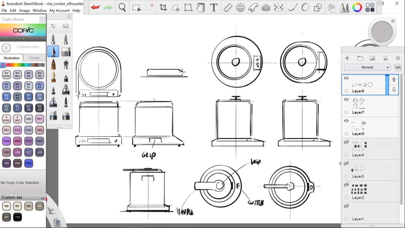 autodesk sketchbook surface pro 7