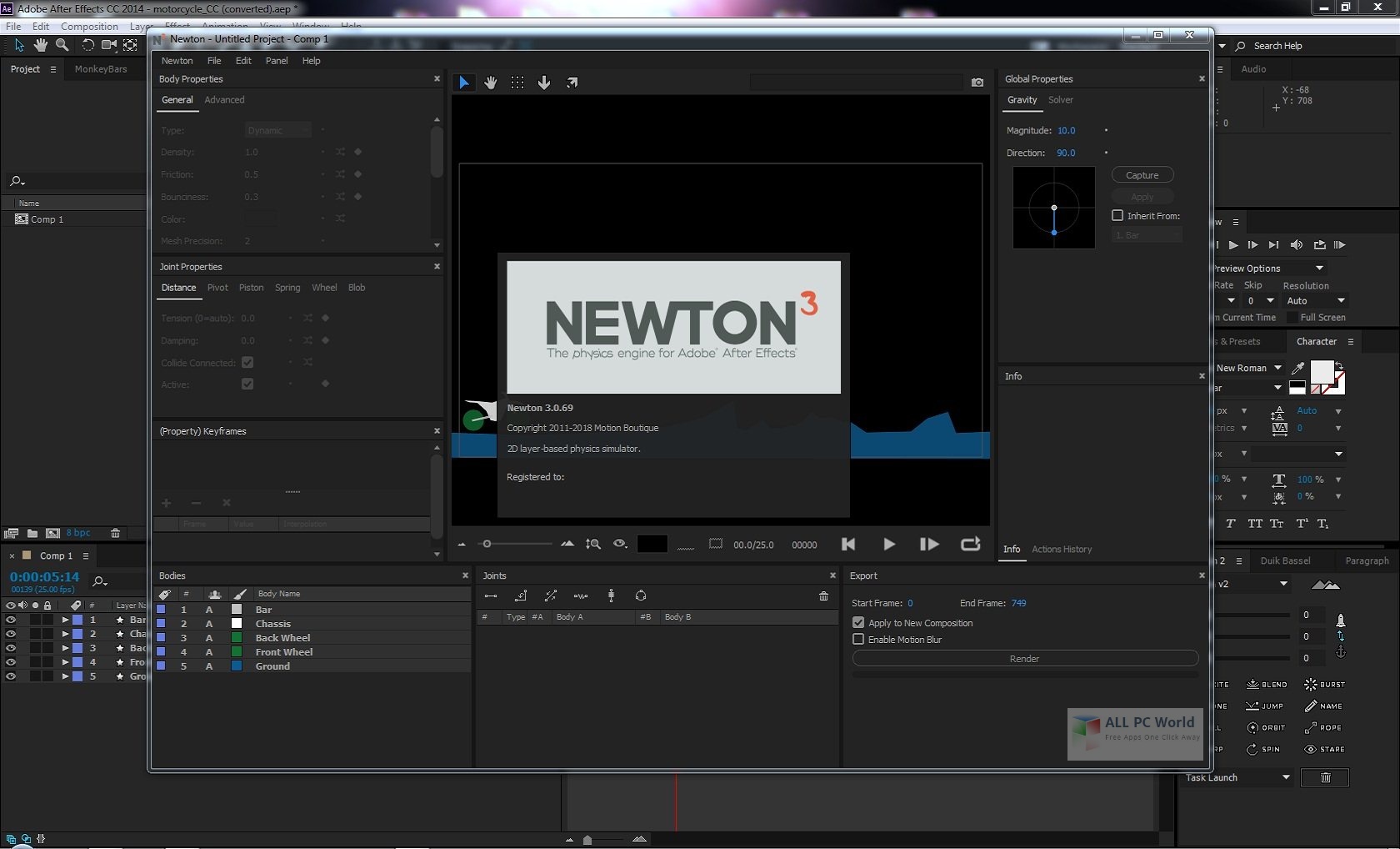 Motion Boutique Newton 3.0 for After Effects Free Download