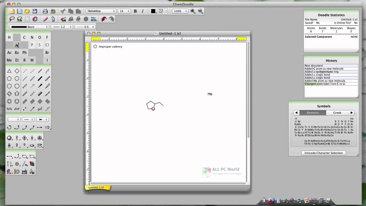 iChemLabs ChemDoodle 8.0