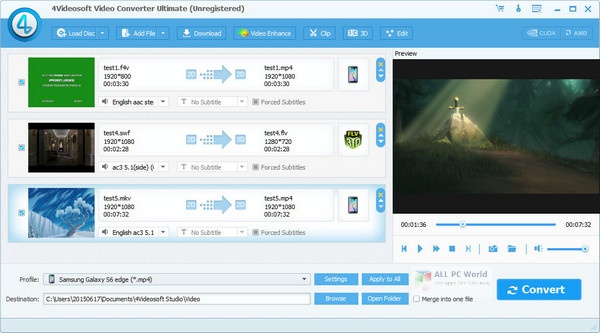 4Videosoft Video Converter Ultimate 7.0 for Windows