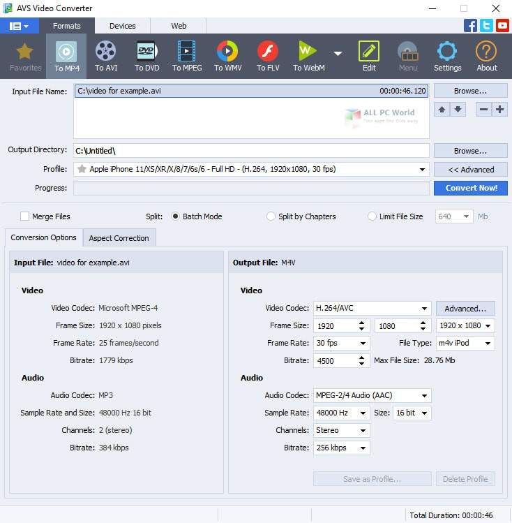 AVS Video Converter 12.6.2.701 free