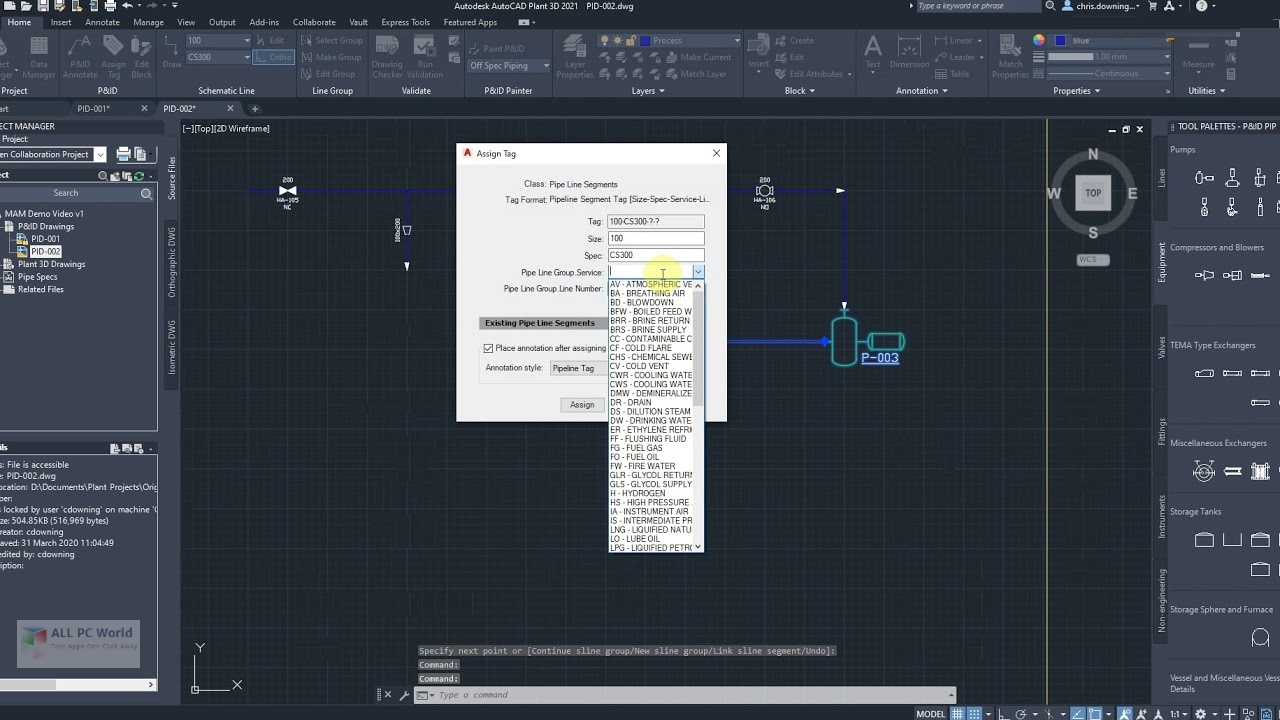 autocad plant 3d 2021