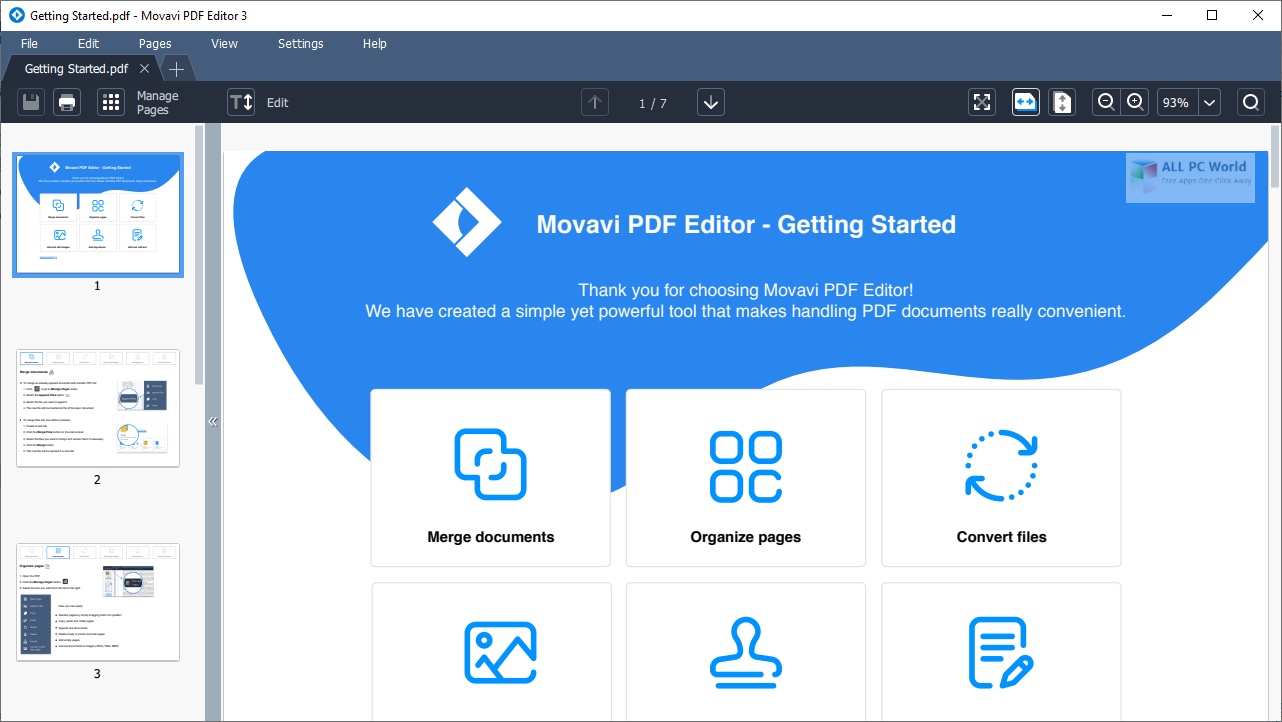 Movavi PDF Editor 3.1